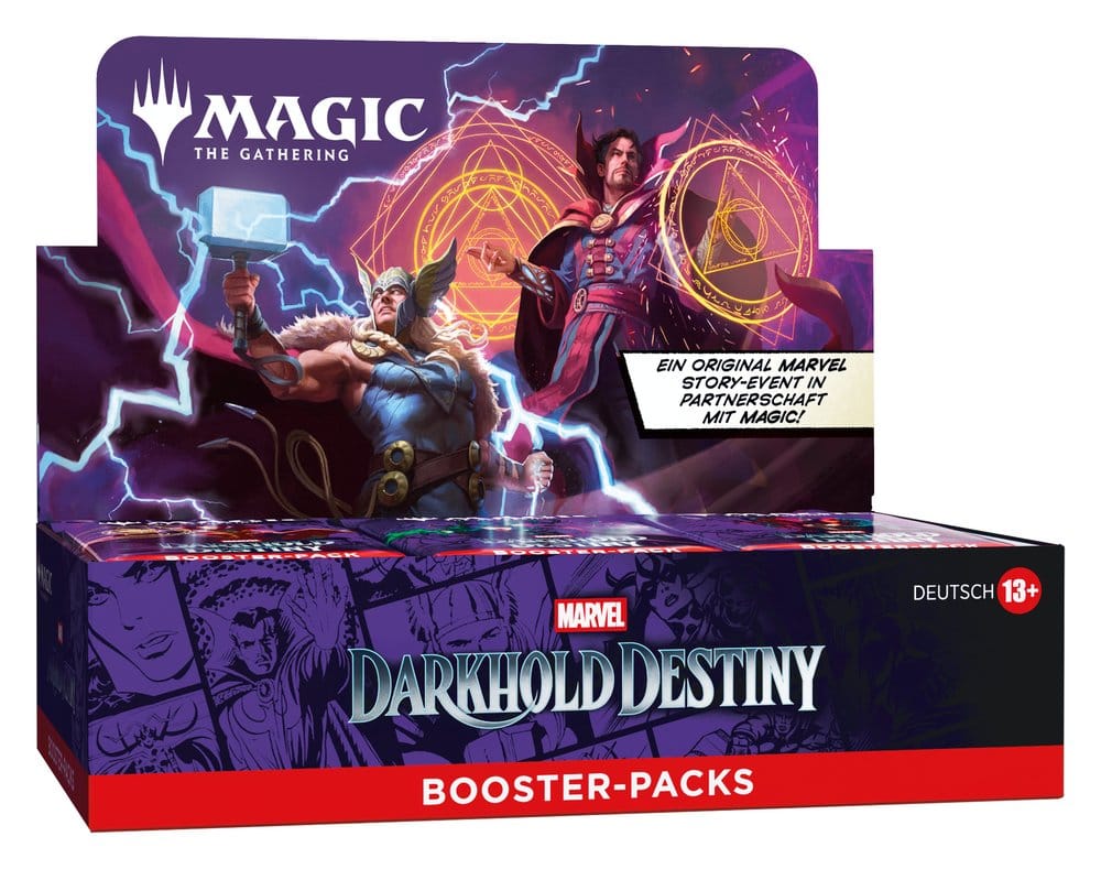 Magic: The Gathering Marvel Darkhold Destiny Booster-Packs Display – deutsche Originalverpackung