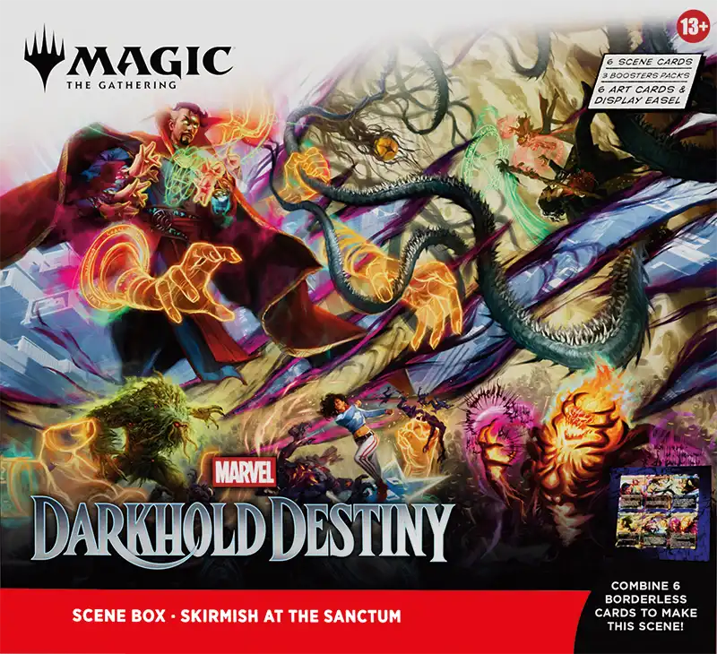 Magic: The Gathering Marvel Darkhold Destiny Scene Box – Skirmish at the Sanctum, englische Originalverpackung